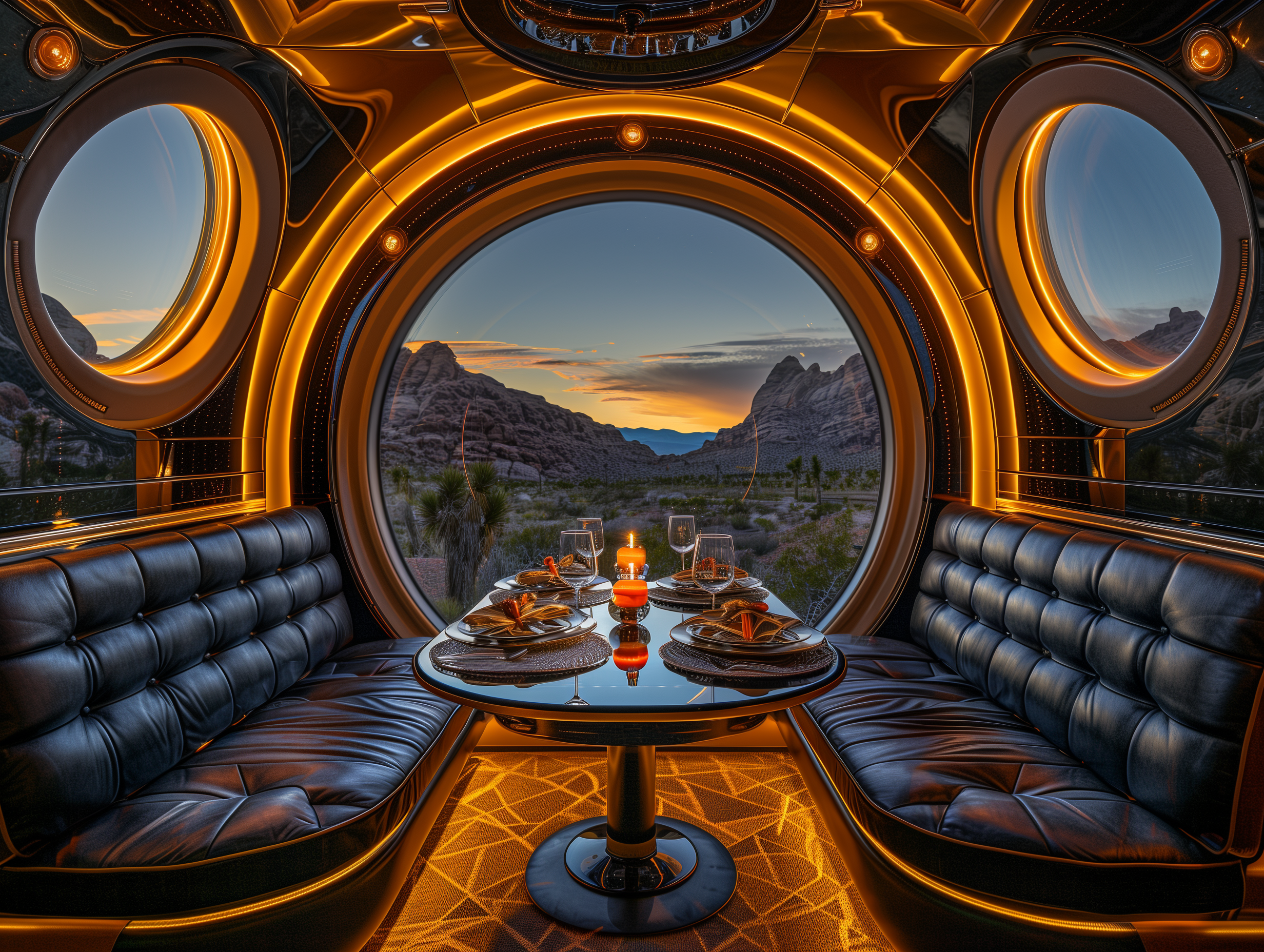 Cocktail bar interior