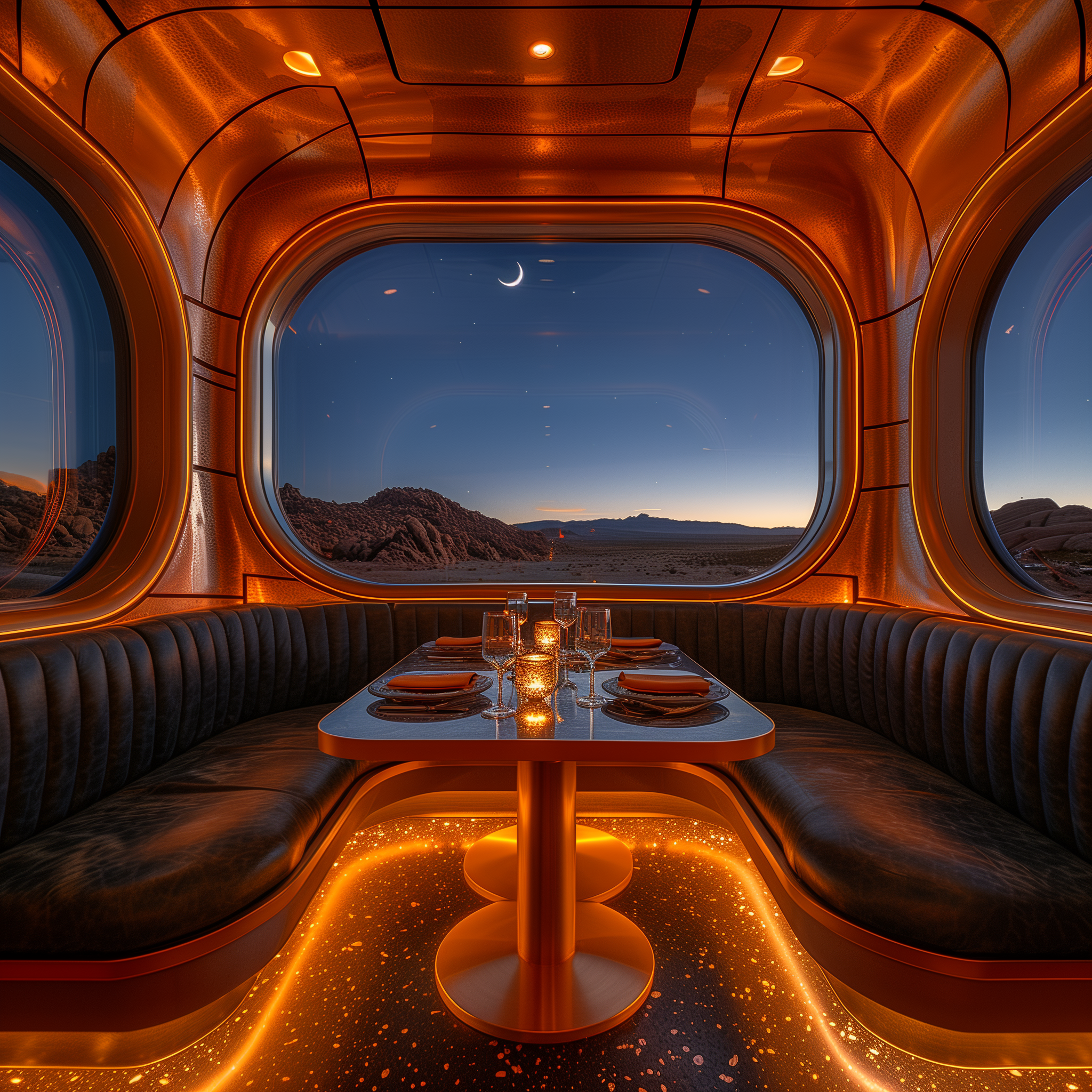 The Nebula Nook restaurant interior