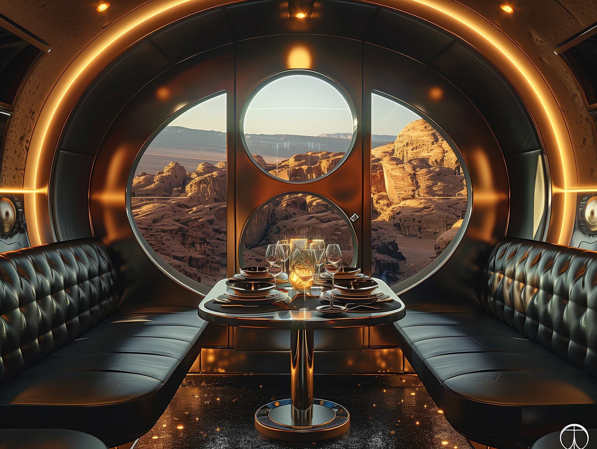 Space-themed cocktails